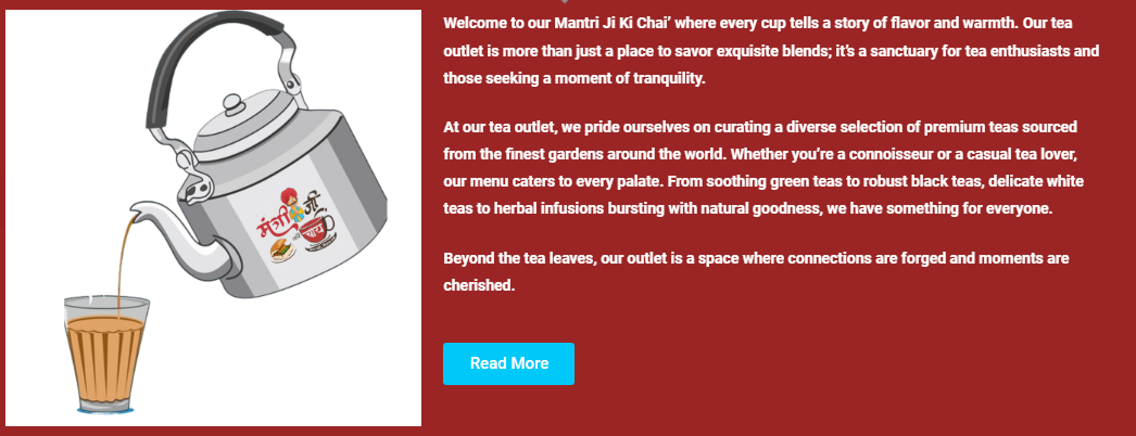 mantri ji chai